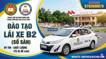 Đào tạo lái xe B2 số sàn tại C500 Học viện An ninh | Uy tín số 1 Hà Nội