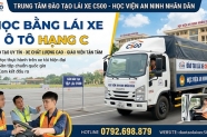 Học bằng lái xe hạng C tại C500 Học Viện An Ninh – Uy tín số 1