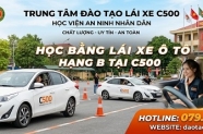 Học bằng lái xe ô tô hạng B tại C500 Học viện An ninh Nhân dân
